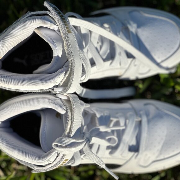 Preowned Puma Boys Rebound Layup SL High top sneakers size 5.5C - Picture 5 of 6